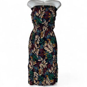 Jody T of California Vintage Floral Strapless Maxi Dress